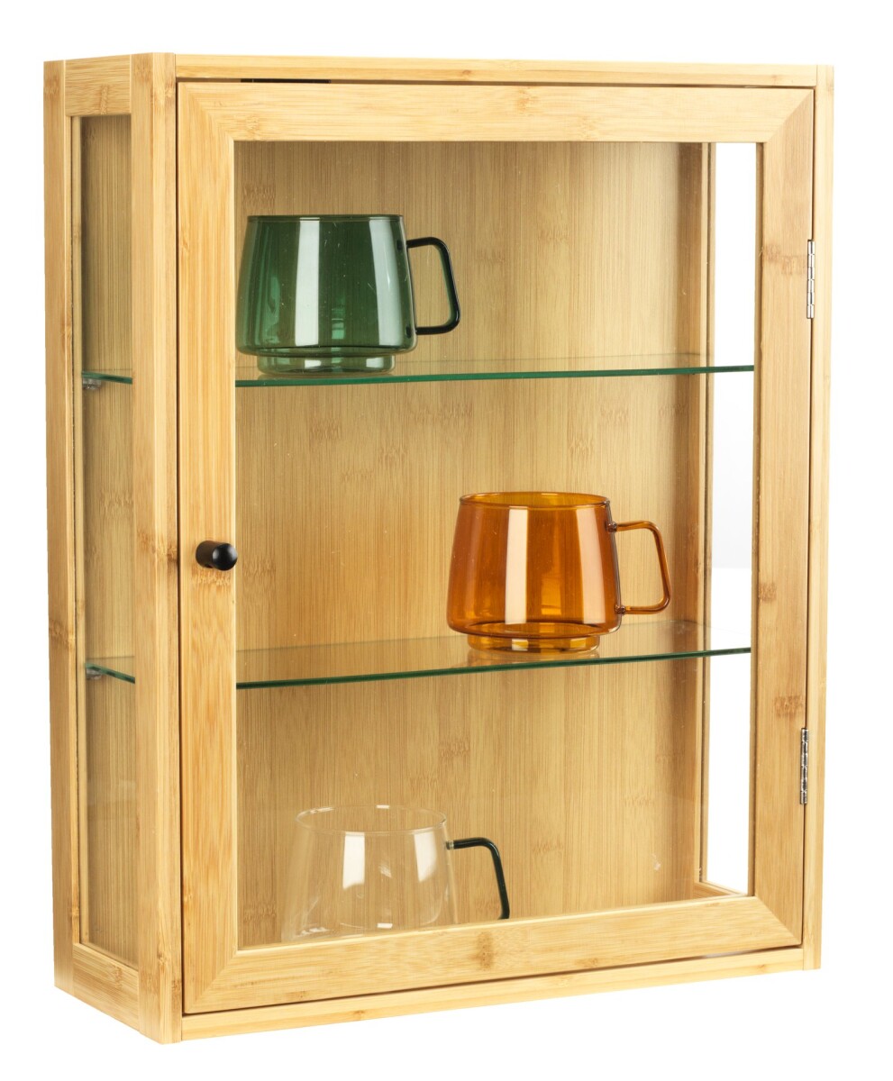 Armario pared RIBE 1 puerta cristal natural 