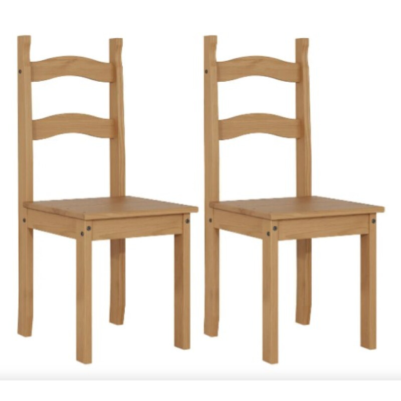 Sillas de Madera Clara – Pack x2 Unidades, funcionales y resistentes Sillas de Madera Clara – Pack x2 Unidades, funcionales y resistentes