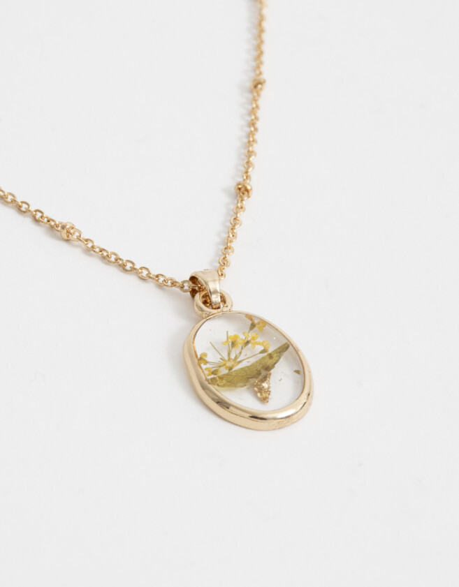 Cadena Corta con Dije Birthflowers Cortos Birthflowers - Dorado