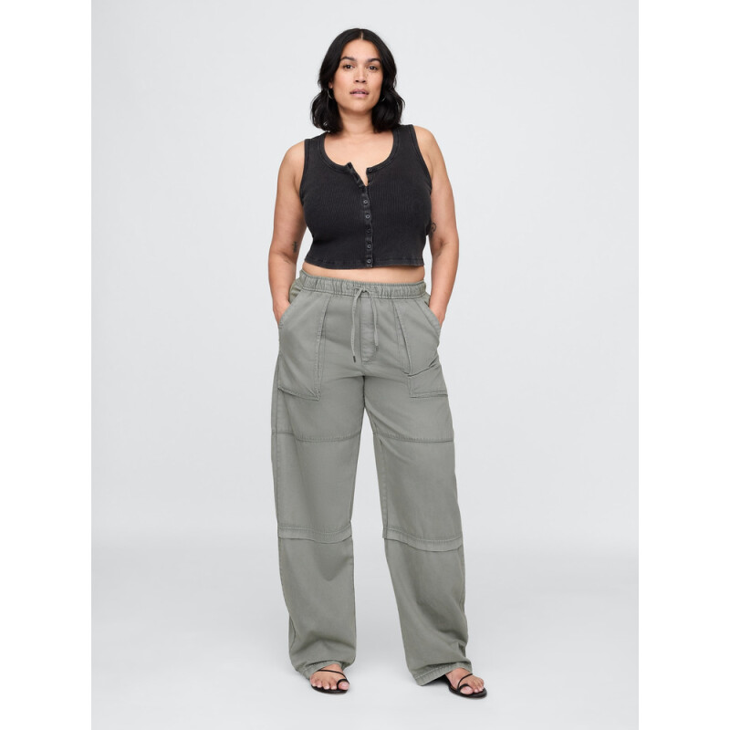 SOFT BARREL - UTILITY JOGGER MESCULEN GREEN