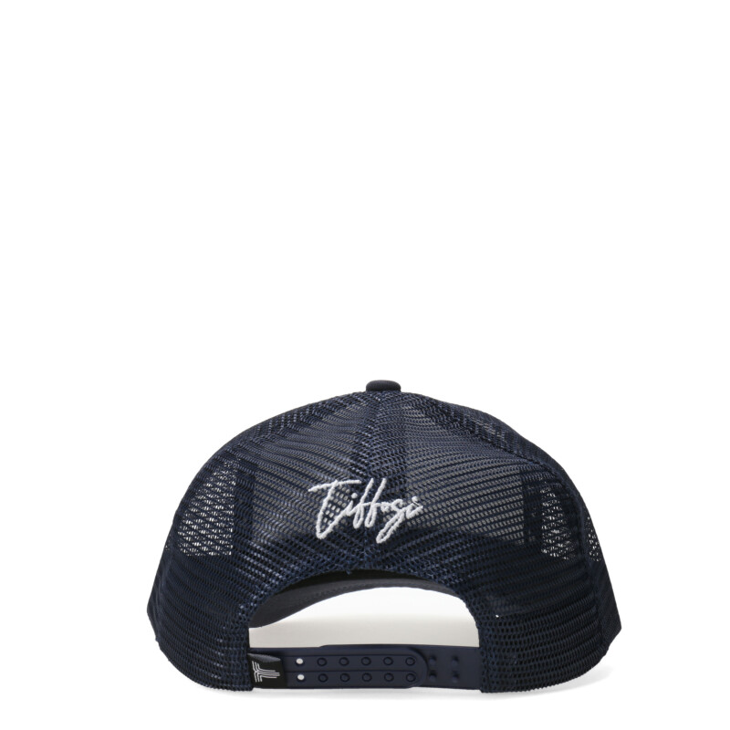Gorro Tiffosi Bordada Azul Marino - Blanco