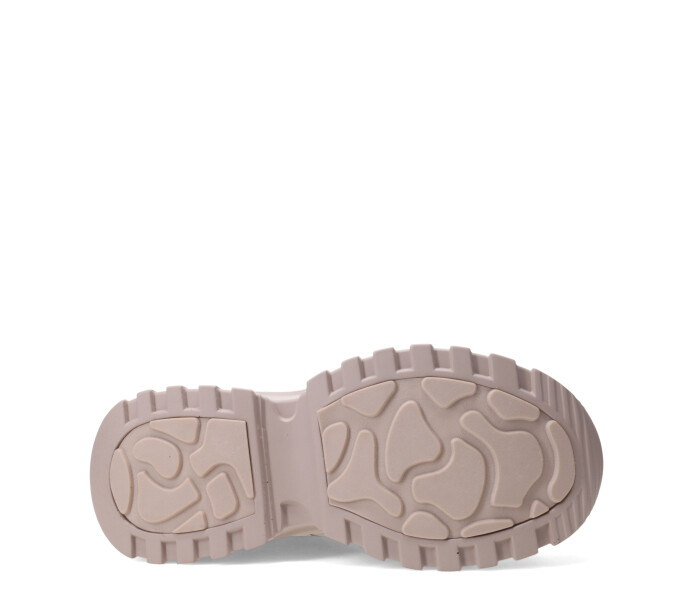 Championes de Mujer Miss Carol LASCARI acordonado con plataforma Beige