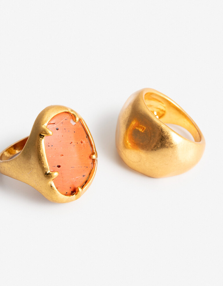 Sets Anillos Piedra Sets De Anillos Piedra - Rojo Cereza