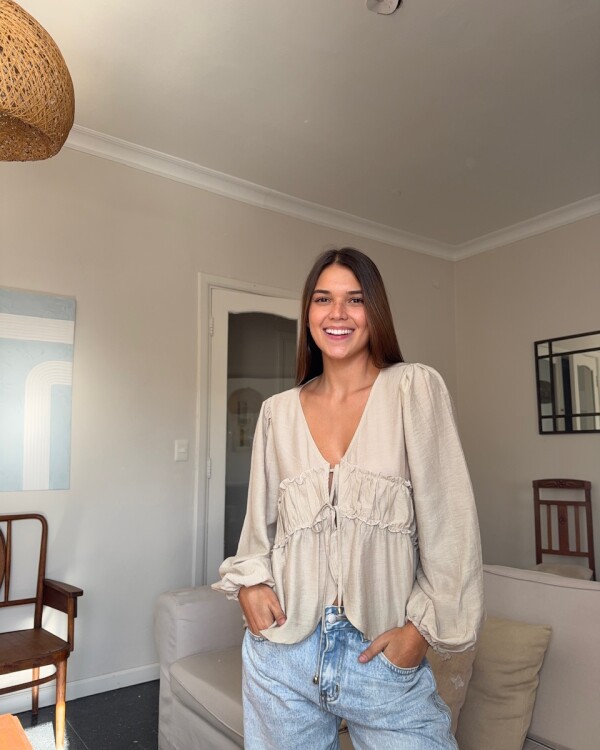 Camisa Muna beige
