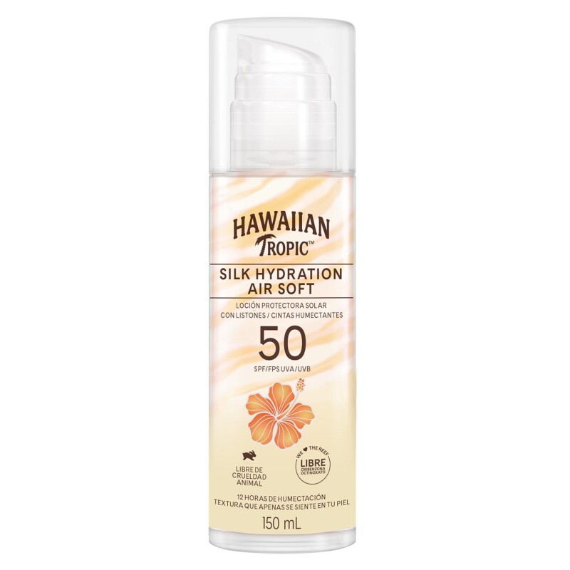 PROTECTOR SOLAR AIR SOFT SILK HYDRATION HAWAIIAN TROPIC SPF 50 150 ML PROTECTOR SOLAR AIR SOFT SILK HYDRATION HAWAIIAN TROPIC SPF 50 150 ML