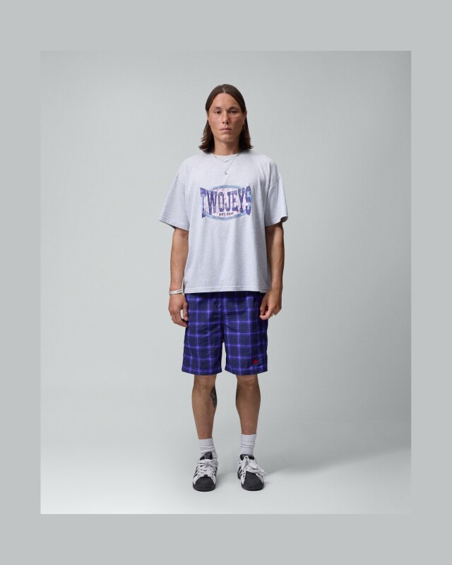 Camiseta TwoJeys Worldwide - Gris Melange Camiseta TwoJeys Worldwide - Gris Melange