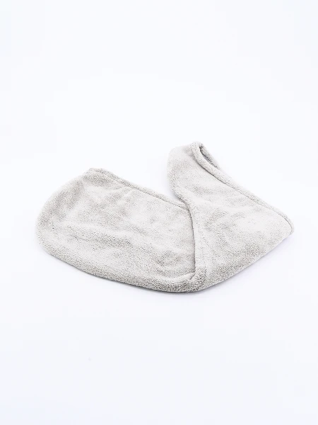 TOALLA TURBANTE GRIS