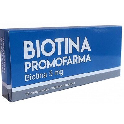 Biotina 5 Mg. 30 Comp. Biotina 5 Mg. 30 Comp.