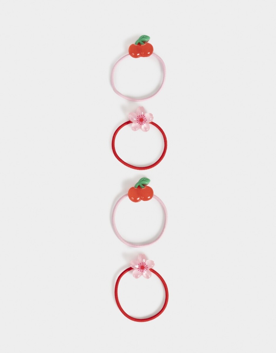 Set De Gomitas Elásticas Frutas 