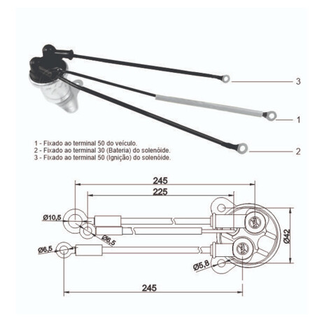 AUTOMATICO DE ARRANQUE MERCEDES BENZ AUTOMATICO AUX. M. BENZ BUS TRUCKS 24V S/BOSCH ZM AUTOMATICO DE ARRANQUE MERCEDES BENZ AUTOMATICO AUX. M. BENZ BUS TRUCKS 24V S/BOSCH ZM