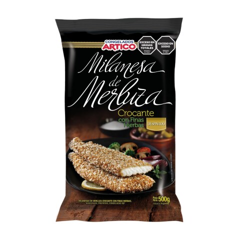 MILANESA DE MERLUZA FINAS HIERBAS ARTICO - 500 GRS Milanesa De Merluza Finas Hierbas Artico - 500 Grs