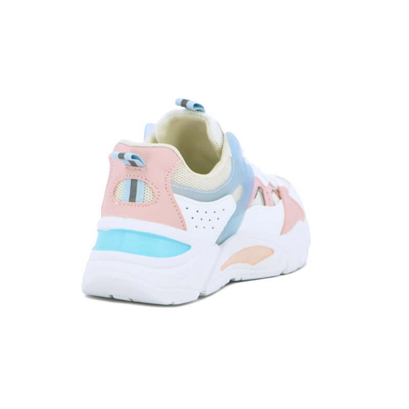 Austral Calzado Casual Sophia C/Plataforma Acordonado - Azul-Rojo Azul-Rojo