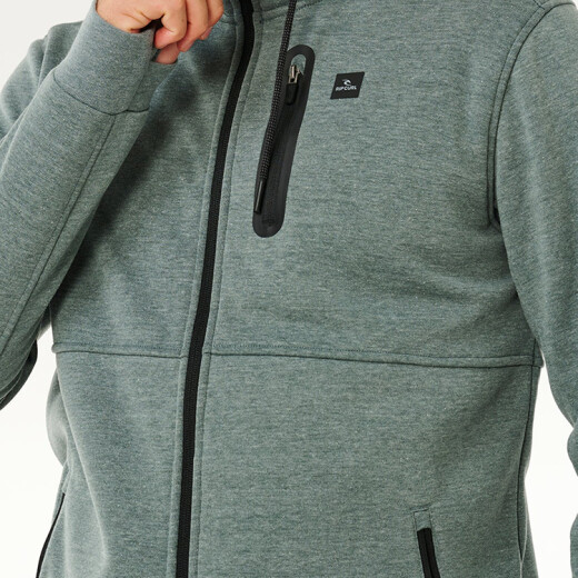 Campera Rip Curl Anti Series Departed Zip Thru - Verde Campera Rip Curl Anti Series Departed Zip Thru - Verde