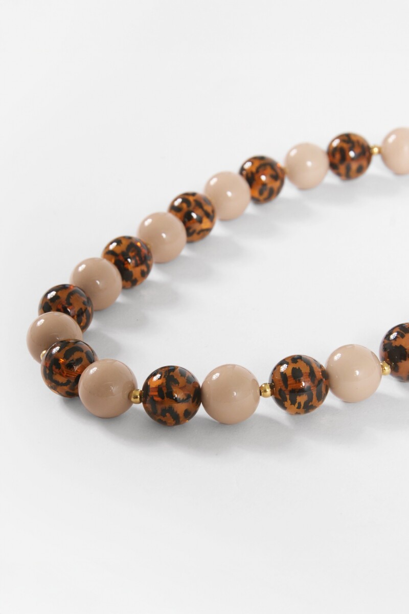 Collar borlas resina carey