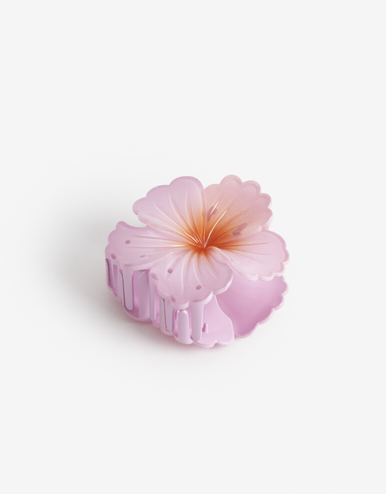Broche Flores Broche Acrílico Flor - Combinacion Bicolor