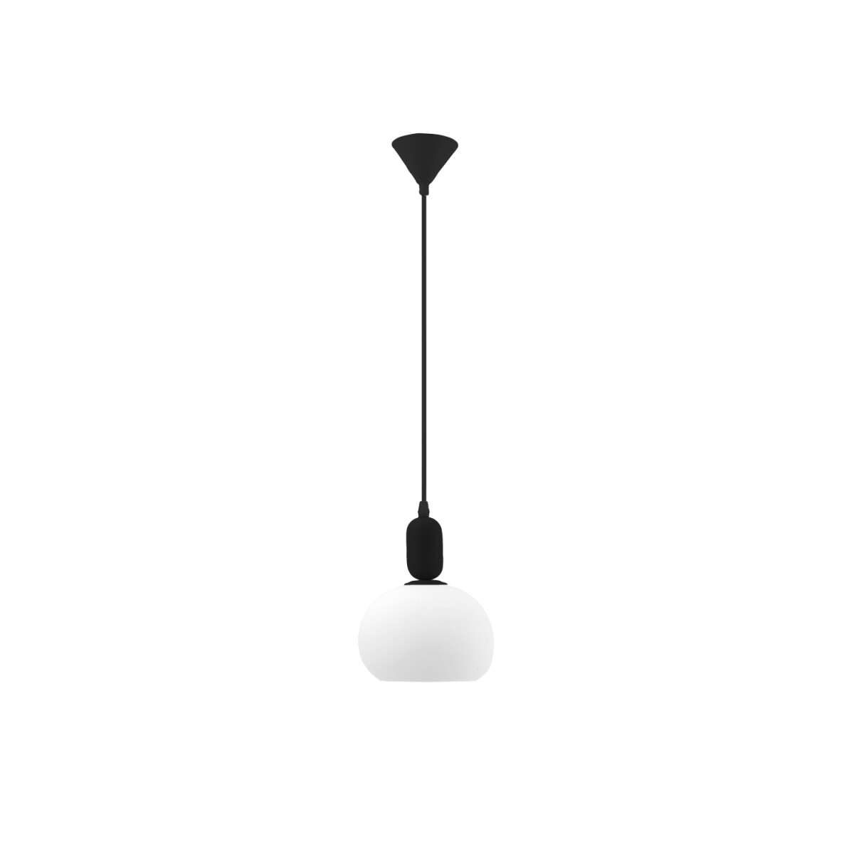 Luminaria Colgante Dalu Glass Negra ø 20 cm 
