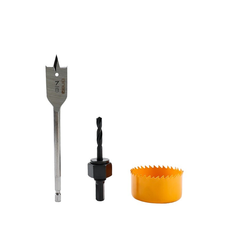 DINGQI JUEGO 5 PIEZAS SIERRA COPA 32-38-44-54MM + MANDRIL Dingqi Juego 5 Piezas Sierra Copa 32-38-44-54mm + Mandril