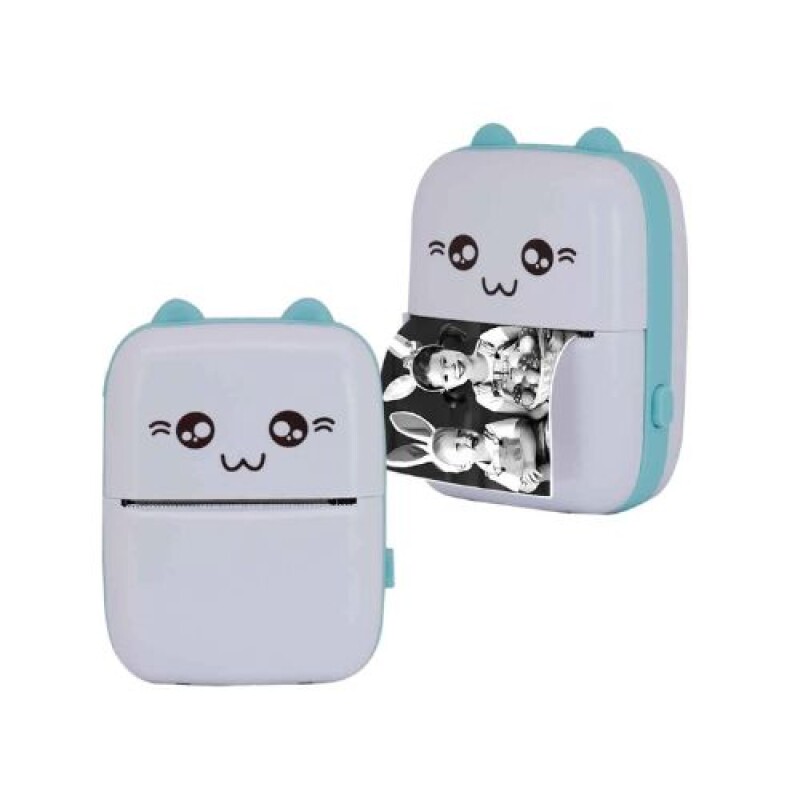 Mini impresora termica gatito - Verde Mini Impresora Termica Gatito - Verde