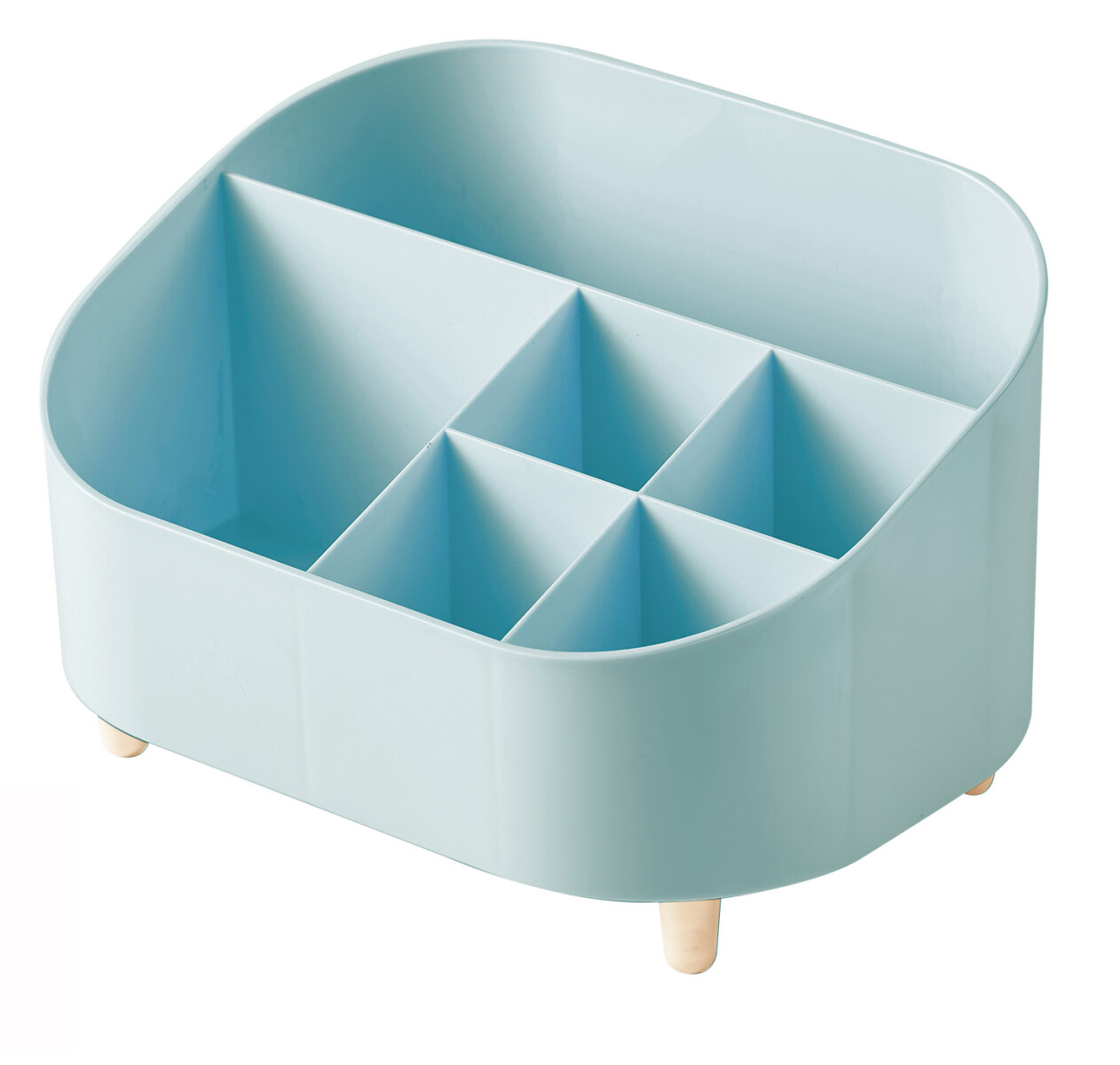 Organizador maquillaje - celeste 