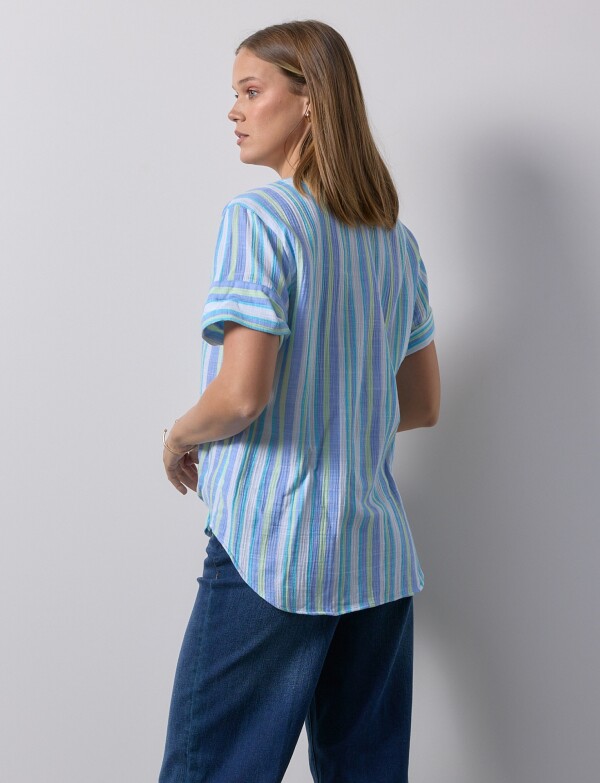 Blusa Bordado CELESTE/MULTI