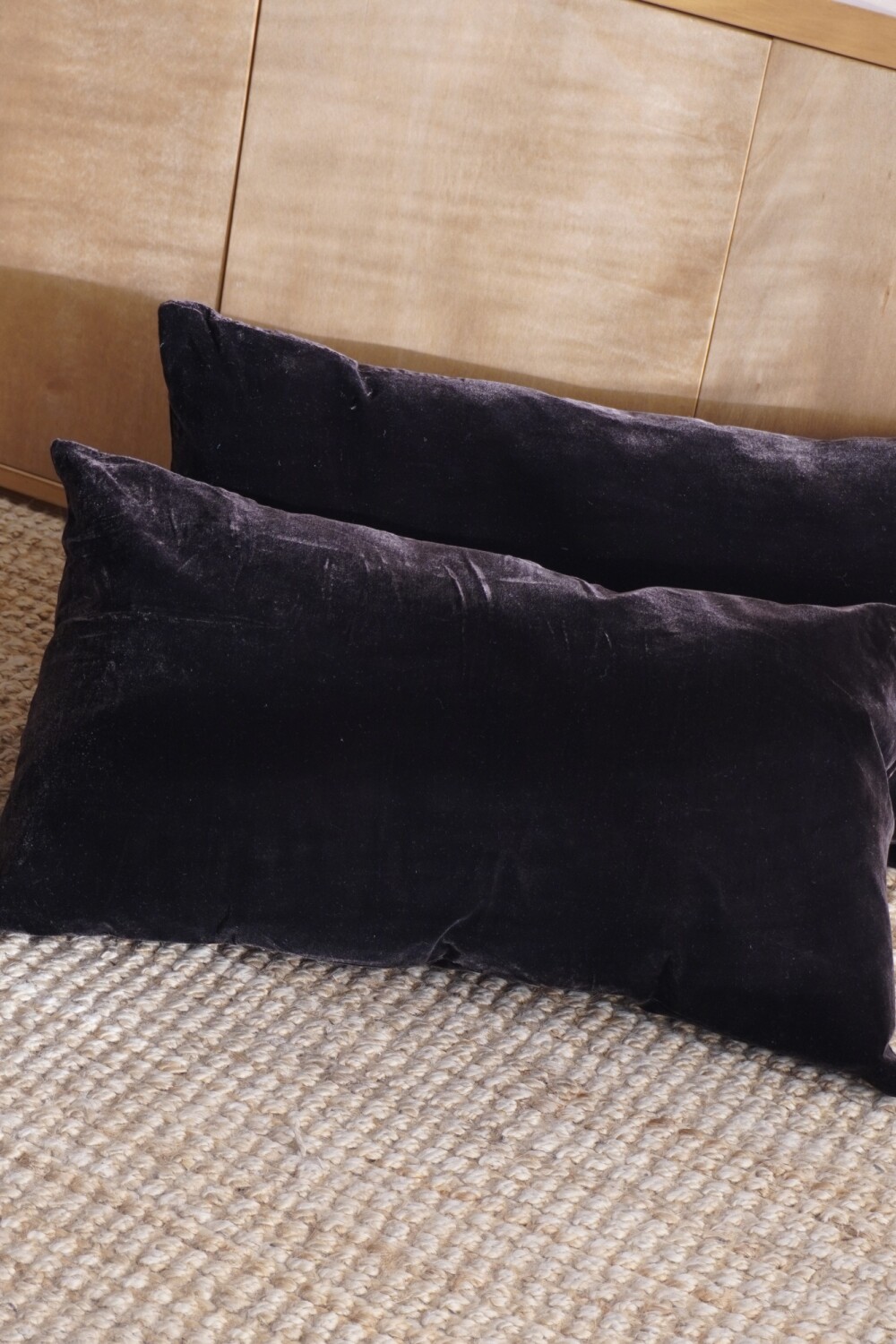 Terciopelo Cushion Marrón