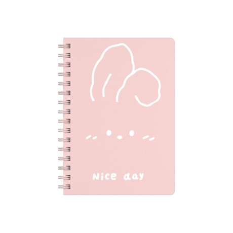 Cuaderno animales A5 rosa