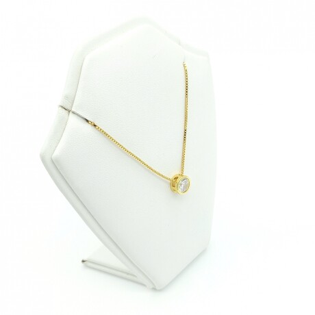 Colgante de plata 925 con baño de oro amarillo, PUNTO DE LUZ3100 Colgante de plata 925 con baño de oro amarillo, PUNTO DE LUZ3100