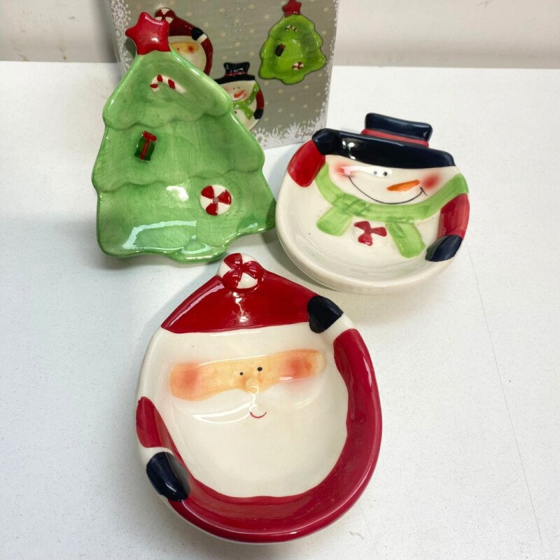 Set Platos Navideños x3 N/a