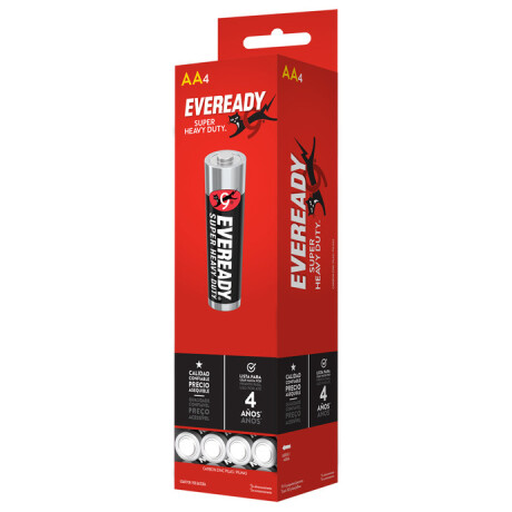 Pilas Eveready AA tubo x 60 Pilas Eveready AA tubo x 60