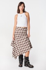 Falda Rectangular Cuadrille