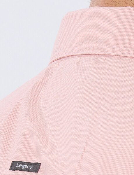 CAMISA CUADROS DE ALGODÓN Rosa