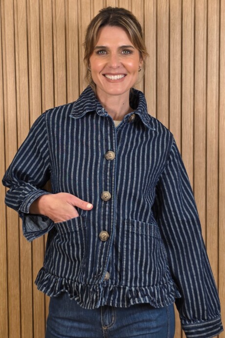 Sobrecamisa Rufina Raya Azul