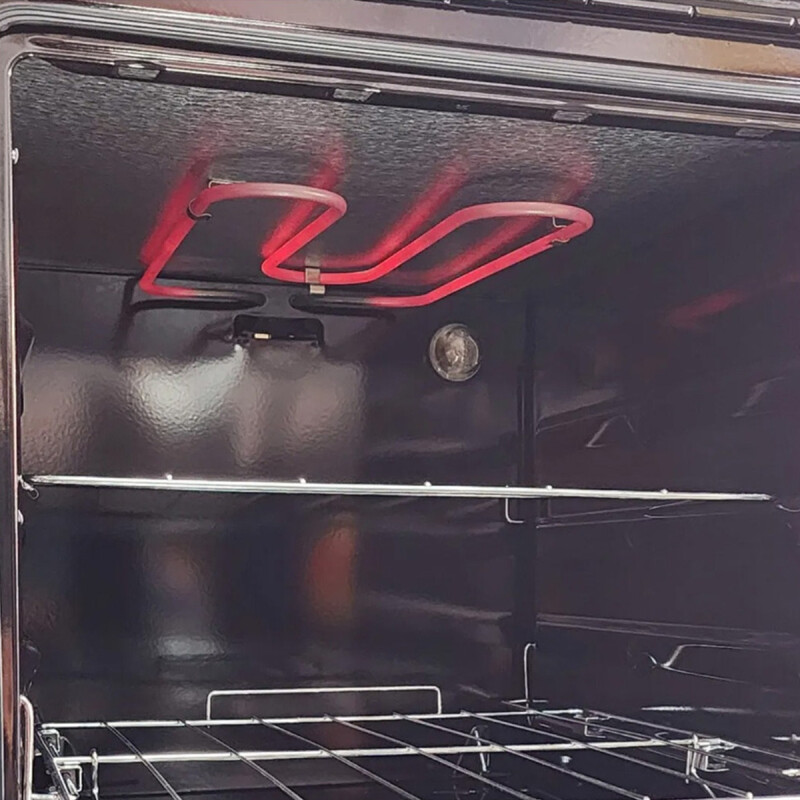 COCINA MUELLER DECORATTO VETRO 4H INOX C/GRILL Cocina Mueller Decoratto Vetro 4h Inox C/grill