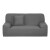 Funda Protector Sillón Sofá 2 Cuerpos Ajustable Elastizada Variante Color Gris Claro