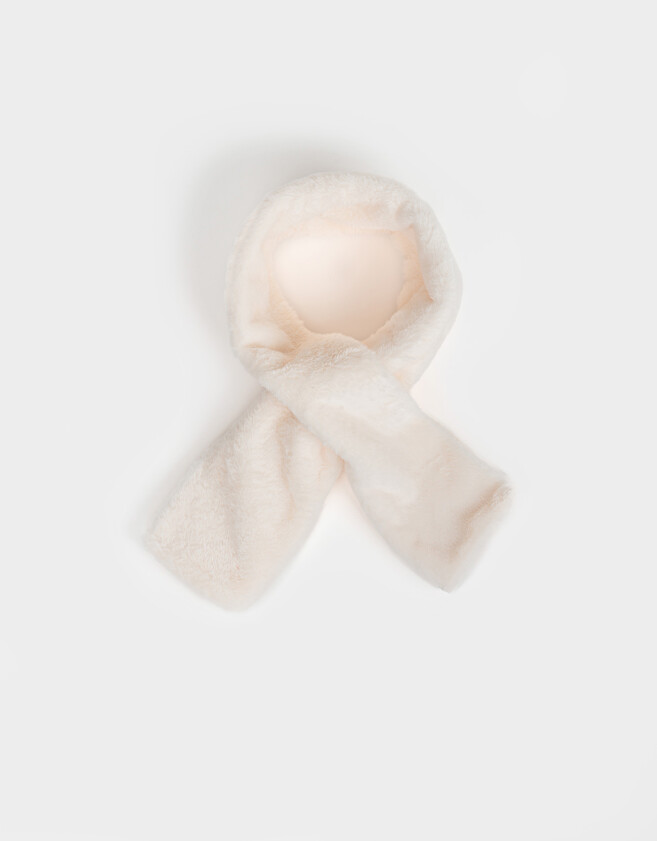 Cuellos Cuello Peluche Crudo - Blanco Crudo