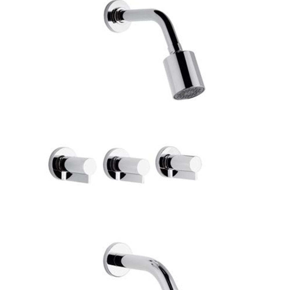 GRIFERÍA BIMANDO BAÑO DUCHA DE EMPOTRAR CON ROSETA MODELO NEBRASKA Grifería Bimando Baño Ducha De Empotrar Con Roseta Modelo Nebraska