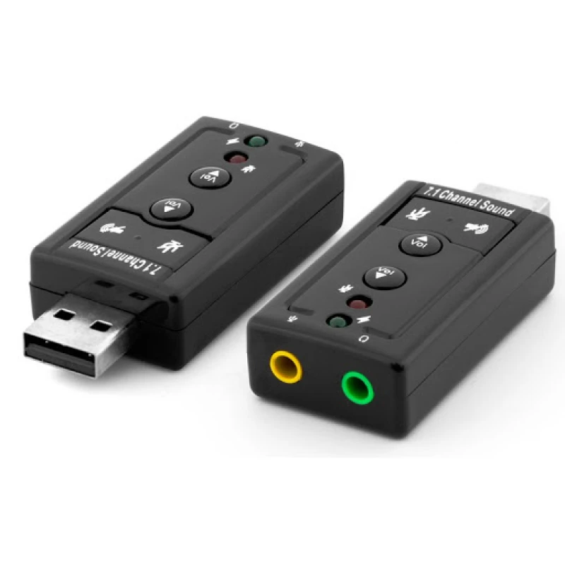 Adaptador Tarjeta De Sonido Externa Usb 2.0 Audio 7.1 Adaptador Tarjeta De Sonido Externa Usb 2.0 Audio 7.1