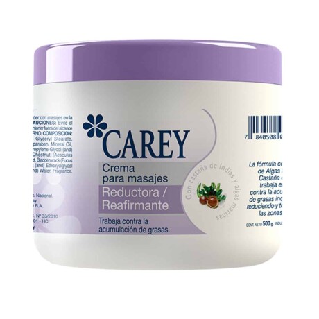 Crema Corporal Carey Masajes Reductora 500g Crema Corporal Carey Masajes Reductora 500g