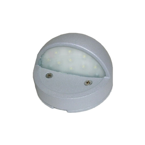 Aplique LED con párpado para exterior, color gris AI0438