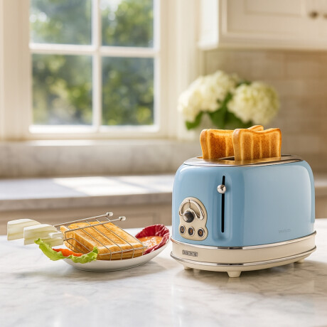 Tostadora 2 ranuras Vintage Azul Ariete Tostadora 2 ranuras Vintage Azul Ariete