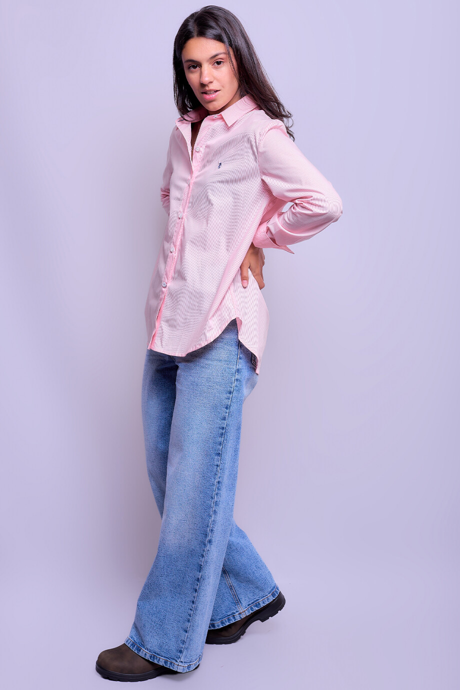 Camisa Dama Emi Raya Fina Coral