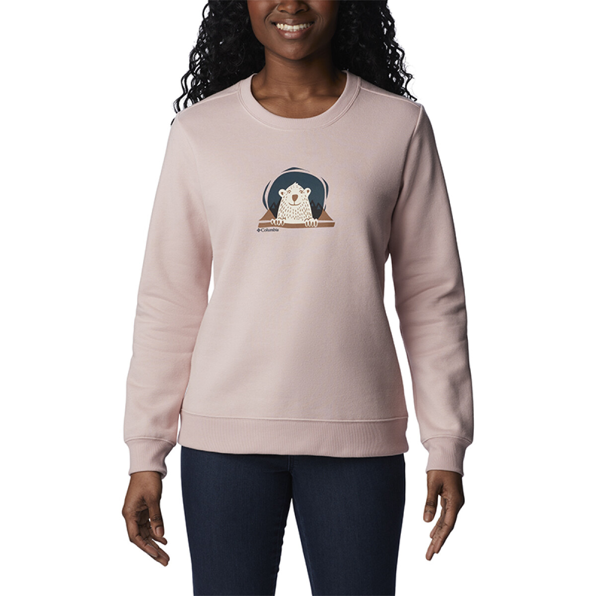 Hart Mountain II Graphic Mujer - DUSTY PINK 