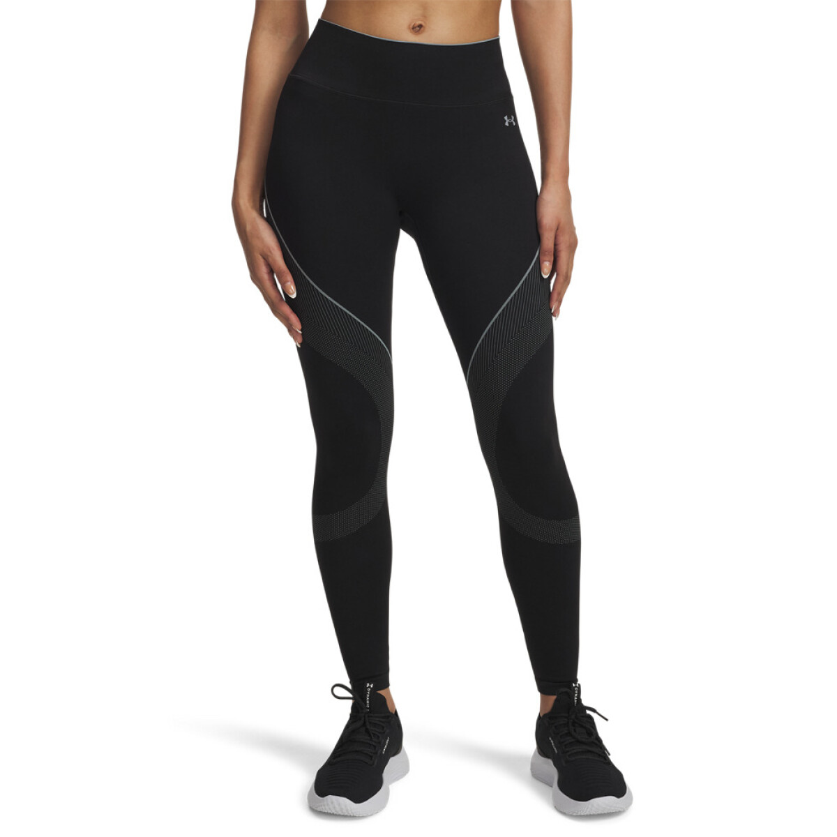 UA Vanish Seamless Legging-GRN - BLK-001 