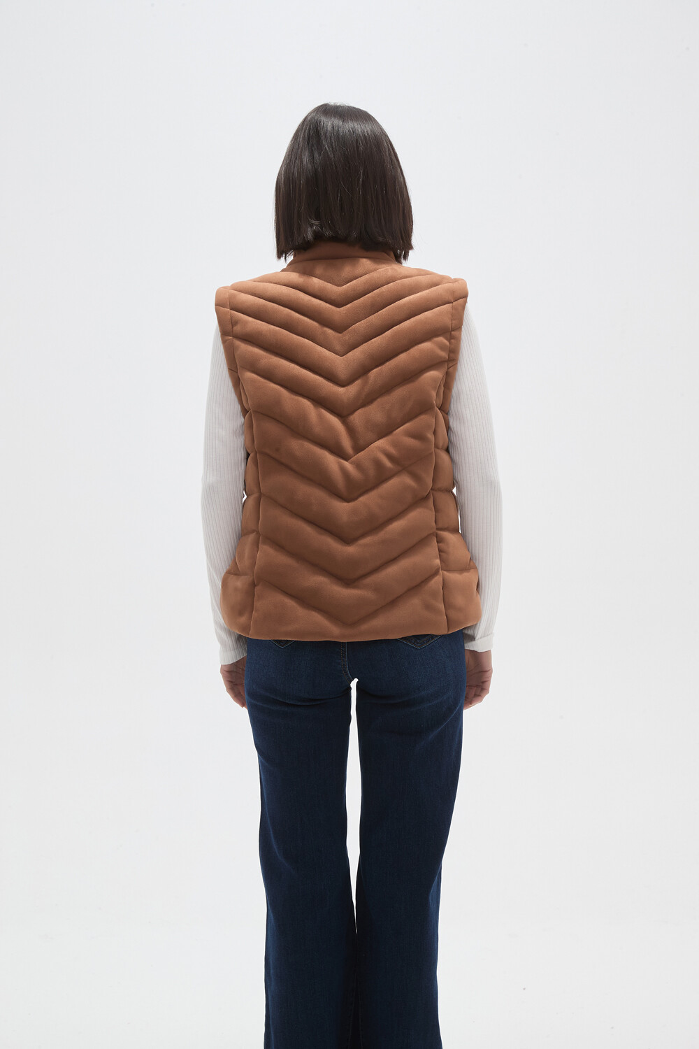 Chaleco Nibia Tostado