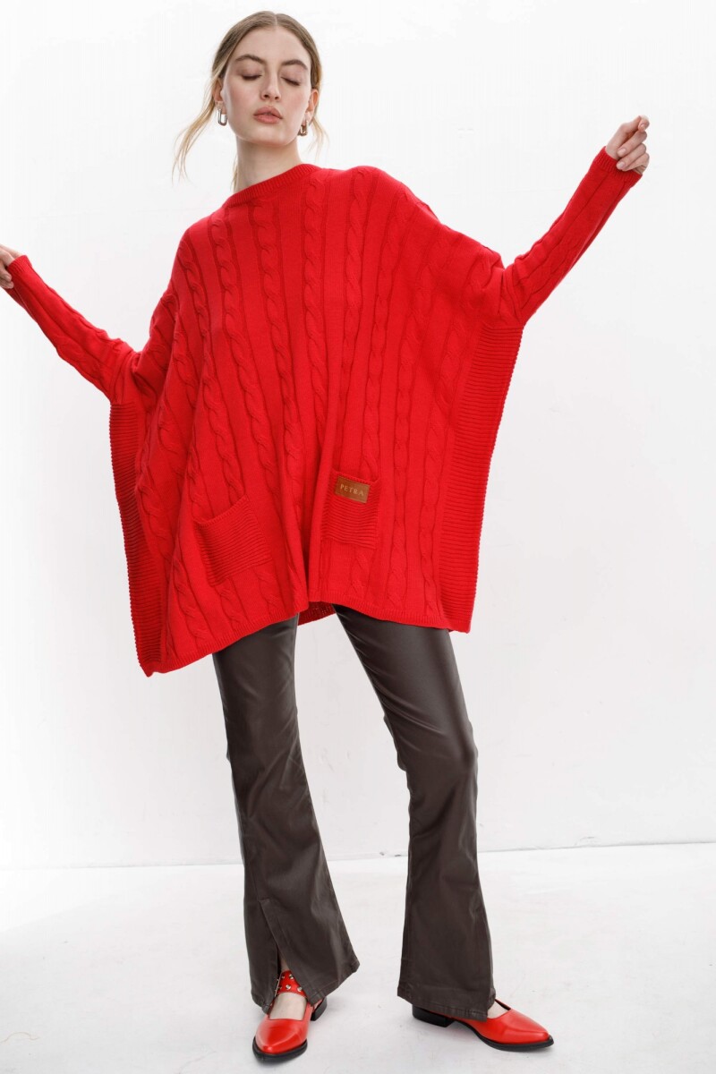 Sweater Oceano Rojo