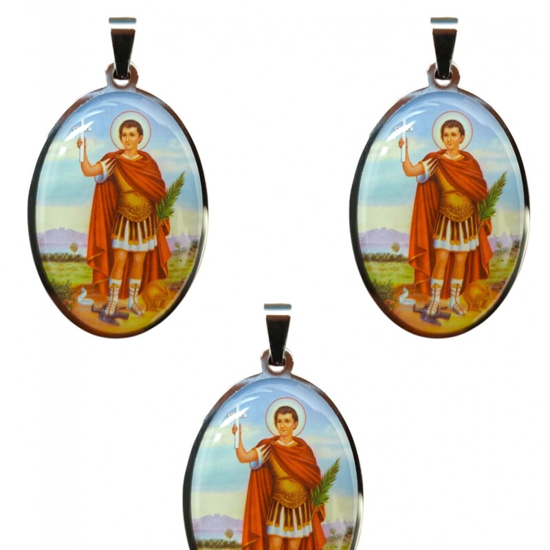 MEDALLAS DE SANTOS 5CM X3 UNIDADES Gp117/san Expedito