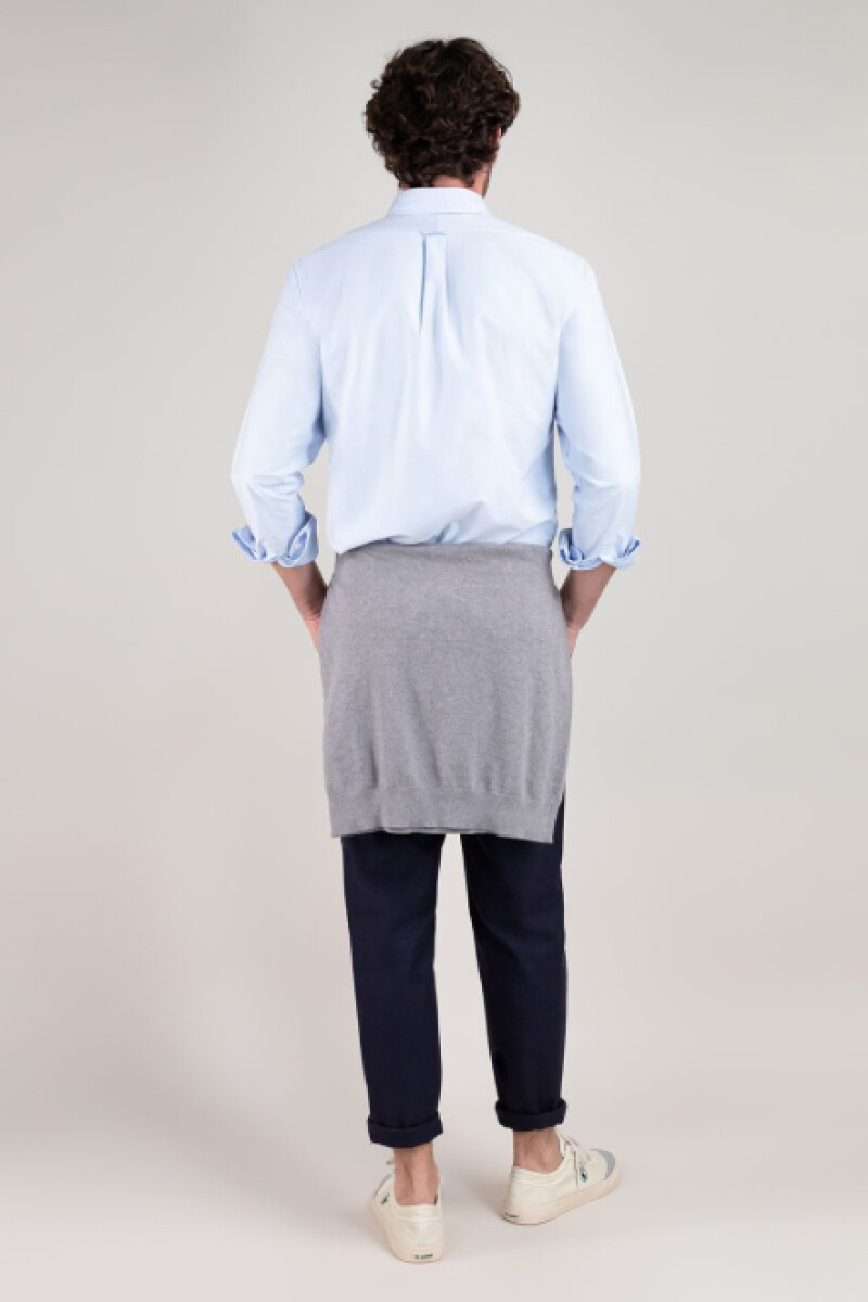 Camisa Oxford Celeste