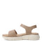 Sandalias de Mujer Lady Confort Tara Con Tira Beige