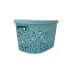 OUTLET Canasto organizador c/ tapa 28.5*21*15 cm Outlet Canasto Organizador C/ Tapa 28.5*21*15 Cm