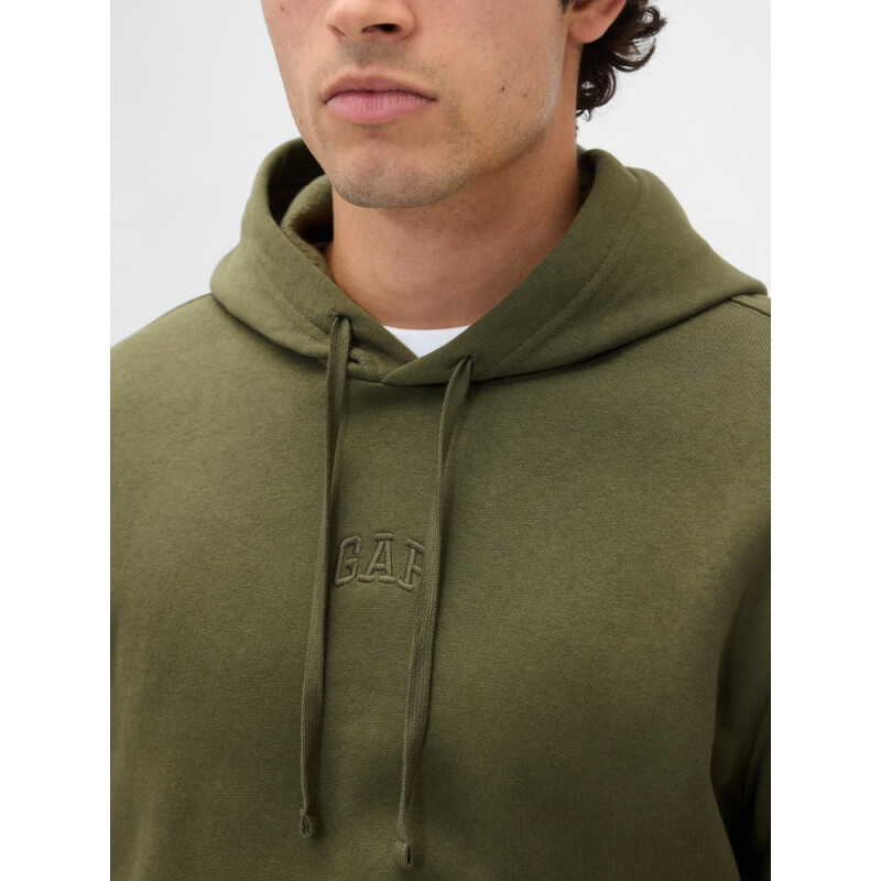 V-FRCH TONAL MINI LOGO RELAXED PO HD ARMY JACKET GREEN